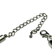 NASZYJNIK / WISIOR RÓŻOWY NA SZNURECZKACH Z OZDOBNĄ ZAWIESZKĄ                                                    (1416 SAM) - 4