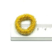 GUMKI DO WŁOSÓW FROTKI MINI ZŁOTE 40 SZTUK (7422 SA) - 2