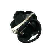 BROSZKA/ SPINKA/ GUMKA DO WŁOSÓW KWIAT CZARNY 0615-574 - 2