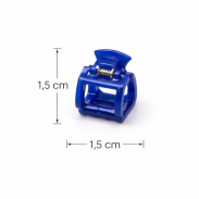 KRABIKI/ZAPINKI DO WŁOSÓW MAŁE  KOLOROWE 50 SZTUK                                                                      (0146-525 SAH) - 3