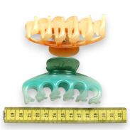 SZCZĘKI DO WŁOSÓW PLASTIKOWE KOLOROWE 10 CM 4 SZTUKI                                                                 (0281-01SAH) - 3