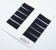 WSUWKI DO WŁOSÓW KARBOWANW CZARNE MAT 5 CM 2 KULKI 100 SZTUK                     (305/100 MAT) - 3