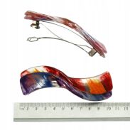 KLAMRY / AUTOMATY DO WŁOSÓW KOLOROWE 6 SZTUK                                                                      (8055 SAM) - 3