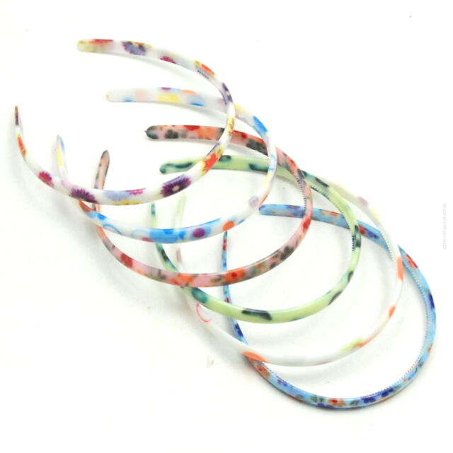 OPASKI DO WŁOSÓW KOLOROWE 6 SZTUK                                                               (0193-79 SA)