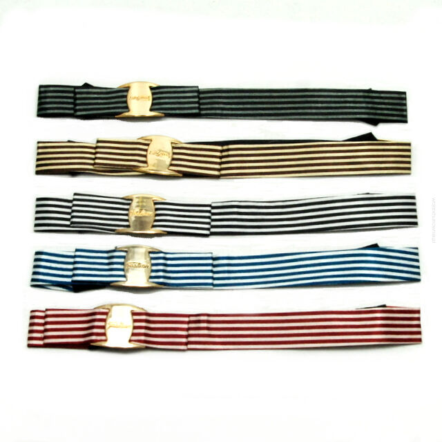 OPASKI NA GŁOWĘ GUMY WIELOKOLOROWE W PASKI (5 SZTUK) 0016-3