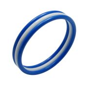 BRANSOLETKI PLASTIKOWE NIEBIESKIE 6 SZTUK                                                                     (0869 SA) - 2