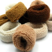 GUMKI FROTKI PUCHATE MIX BRĄZ / BEŻ 20 SZTUK                                                                                                  (0102-15 SA) - 2