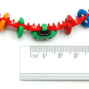 OPASKI DO WŁOSÓW DZIECIĘCE WIELOKOLOROWE BIEDRONKI 6 SZTUK (0294-86 SA) - 4