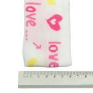 OPASKA ELASTYCZNA BIAŁA WE WZORY                                                      (OPEL-2 sh) - 2