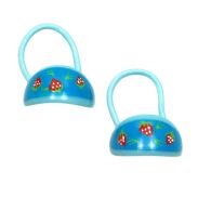 GUMKI DO WŁOSÓW OZDOBNE NIEBIESKIE 2 SZTUKI  (0545 S) - 2