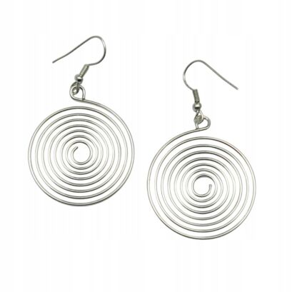 KOLCZYKI WISZĄCE METALOWE OKRĄGŁE                                                                         (0611-621 SA)