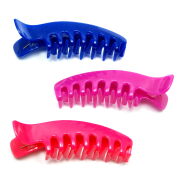 SZCZĘKI / KLAMRY DO WŁOSÓW KOLOROWE 6 SZTUK                                                                                  (0130-9 SAM) - 2