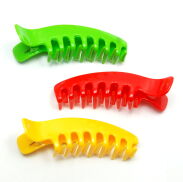 SZCZĘKI / KLAMRY DO WŁOSÓW KOLOROWE 6 SZTUK                                                                                  (0130-9 SAM) - 3