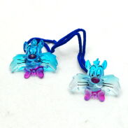 GUMKI DO WŁOSW DZIECIĘCE Z OZDOBAMI LISEK MIX KOLOR (6 SZTUK) 0294-65 - 2