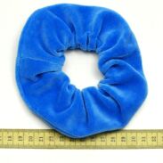 GUMKA DO WŁOSÓW WELUR CIEMNY BŁĘKIT PRODUKT POLSKI                                    0103-1 - 2