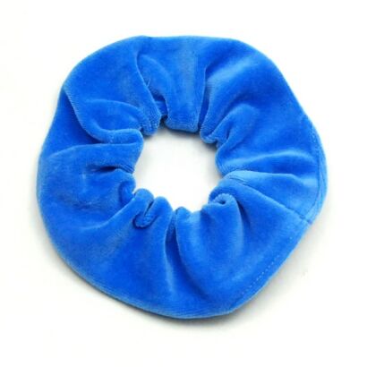 GUMKA DO WŁOSÓW WELUR CIEMNY BŁĘKIT PRODUKT POLSKI                                    0103-1