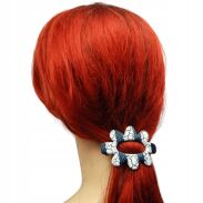 KLAMRY / AUTOMATY DO WŁOSÓW NIEBIESKO-BIAŁE 3 SZTUKI                           (KLD-144 SAH) - 2