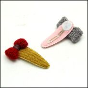 PYKI / SPINKI DO WŁOSÓW DZIECIĘCE Z OZDOBAMI 4 SZTUKI (0181-44) - 2