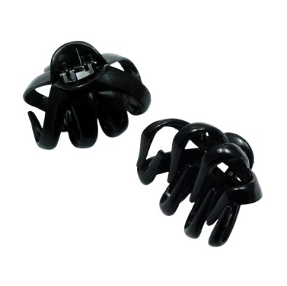 SZCZĘKI DO WŁOSÓW CZARNE "KULE" 6 SZTUK                                            (0340-24 SAM)