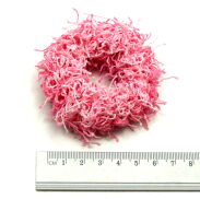 KOMPLET DZIECIĘCY DO WŁOSÓW RÓZOWY GUMKA + WSUWKI (0024-1 S) - 2