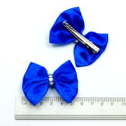 SPINKI DO WŁOSÓW KOKARDKI NIEBIESKIE 2 SZTUKI                                                         (0338-1 SAH) - 3