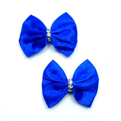 SPINKI DO WŁOSÓW KOKARDKI NIEBIESKIE 2 SZTUKI                                                         (0338-1 SAH)