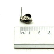 KOLCZYKI  MAŁE Z CYRKONIAMI-OSTATNIA SZTUKA !                                                                                  0615-191 - 2