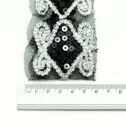 Elegancka opaska do włosów w stylu retro / glamour 0019-20 - 4