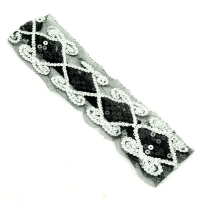 Elegancka opaska do włosów w stylu retro / glamour 0019-20