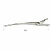 KLIPSY FRYZJERSKIE METALOWE 9 CM Z DZIURKAMI 12 SZTUK (85239/12) - 5