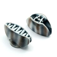 SZCZĘKI / KLAMRY DO WŁOSÓW A'LA SKÓRA WĘŻA 2 SZTUKI                                                                                  (0130-33-A SAM) - 2