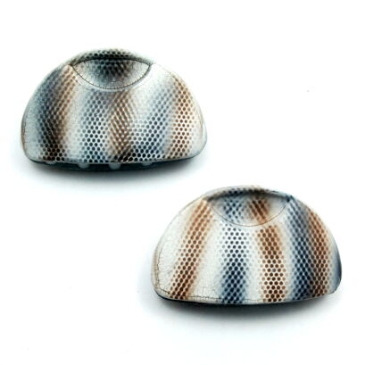 SZCZĘKI / KLAMRY DO WŁOSÓW A'LA SKÓRA WĘŻA 2 SZTUKI                                                                                  (0130-33-A SAM)