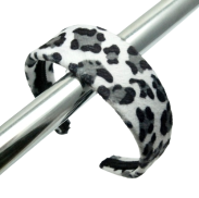 OPASKI DO WŁOSÓW SZEROKIE BIAŁE ŁATY 2 SZTUKI                        (8984-1 SAH) - 2