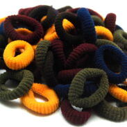 GUMKI DO WŁOSÓW FROTKI MINI KOLOROWE 100 SZTUK (0354-1 SA) - 2