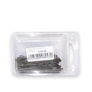 WSUWKI DO WŁOSÓW IZA KARBOWANE BRĄZOWE 6 CM 2 KULKI 36 SZTUK                                   (316/36) - 3