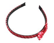 OPASKI DO WŁOSÓW KOKARDKI W KROPKI 12 SZTUK (0193-56 SA) - 4