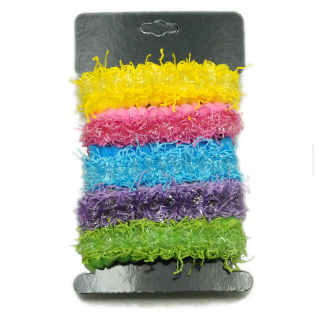 GUMKI DO WŁOSÓW FROTKI DUŻE MIX KOLOR (5 SZTUK) 0245-31