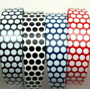 OPASKI DO WŁOSÓW SZEROKIE W KROPKI 4 SZTUKI ( 0589 SA) - 2