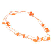 NASZYJNIK DŁUGI NA SZNURECZKU / KORALE                                                                   0614-1012 - 2