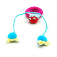 GUMKI DO WŁOSÓW DZIECIĘCE Z KULKAMI MIX KOLOR (6 SZTUK) (0736 SA) - 2