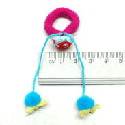 GUMKI DO WŁOSÓW DZIECIĘCE Z KULKAMI MIX KOLOR (6 SZTUK) (0736 SA) - 3