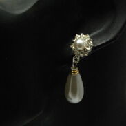 KOMPLET BIŻUTERII KORALE PEREŁKI + KOLCZYKI                               (0646-16 SAM C) - 4