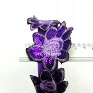 OPASKA DO WŁOSÓW FIOLETOWA Z KWIATEM                                          (1665 SAH) - 3