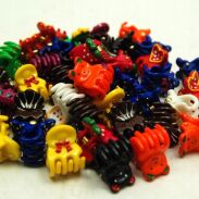 KRABIKI/ZAPINKI DO WŁOSÓW MAŁE KOLOROWE 72 SZTUKI                                                        0020-501 - 2