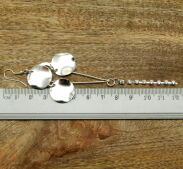 KOLCZYKI WISZĄCE BLASZKI Z CYRKONIAMI                                                           (KOMET-2 SA) - 2