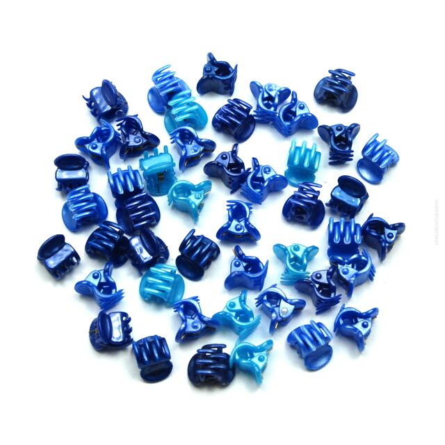 SZCZĘKI / KRABIKI MINI MIX NIEBIESKI 50 SZTUK                                                        (0146-507 SAH)