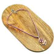 WISIOR / NASZYJNIK NA SZNURECZKACH Z OZDOBNĄ ZAWIESZKĄ                                                (WISZ-12 SAH) - 3