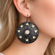 KOLCZYKI WISZĄCE OZDOBNE                                (0615-653 SA) - 2