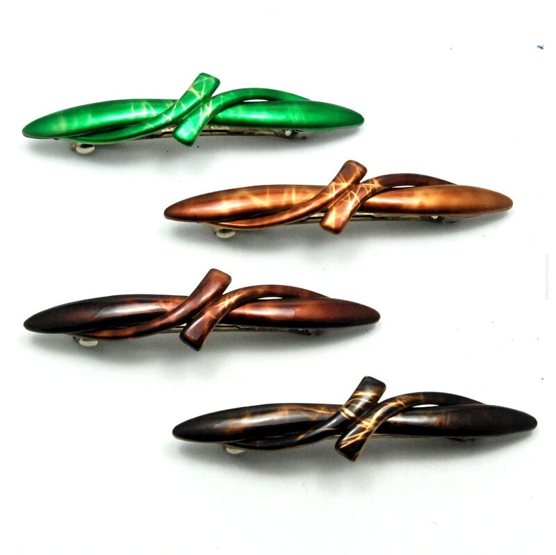 KLAMRY / AUTOMATY DO WŁOSÓW CIENKIE 4 SZTUKI                                                                      (KLD-10 SAH)