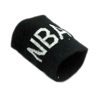 OPASKA Z FROTY NA NADGARSTEK CZARNA "NBA"                                           0004-101